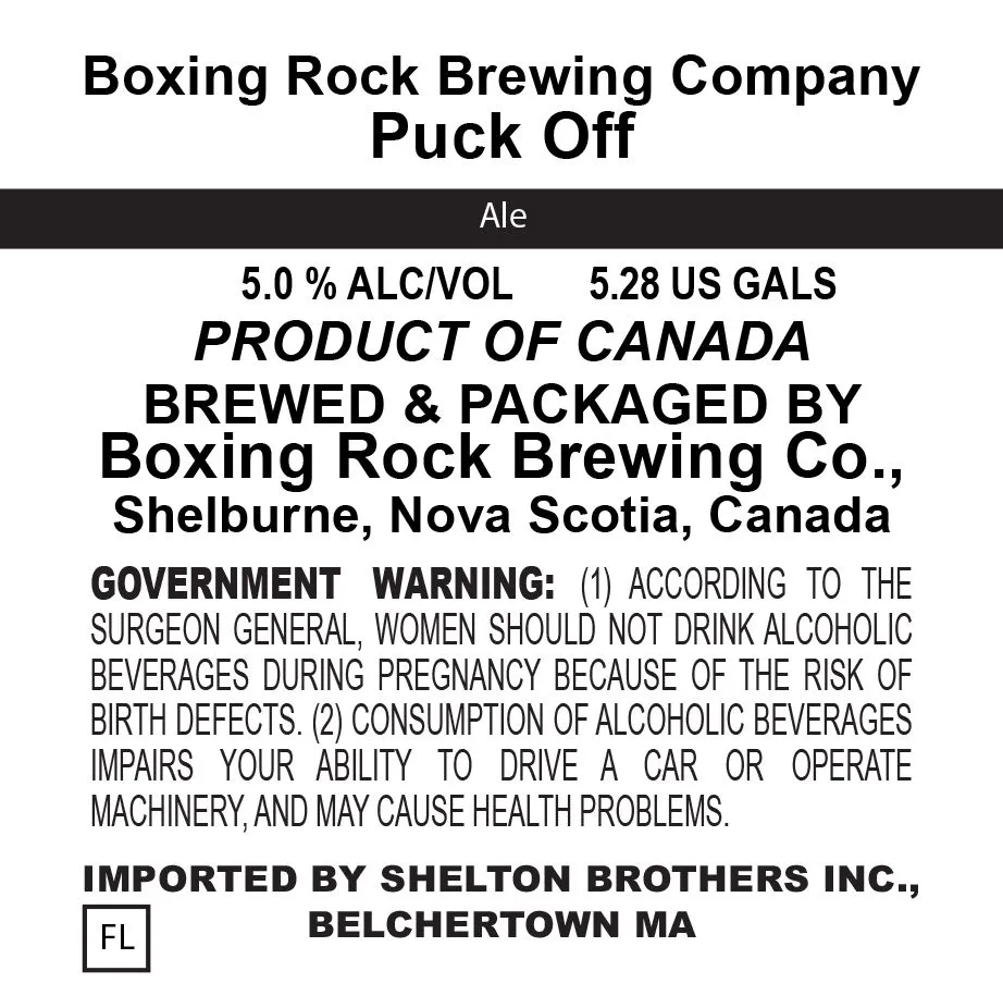 Puck Off label