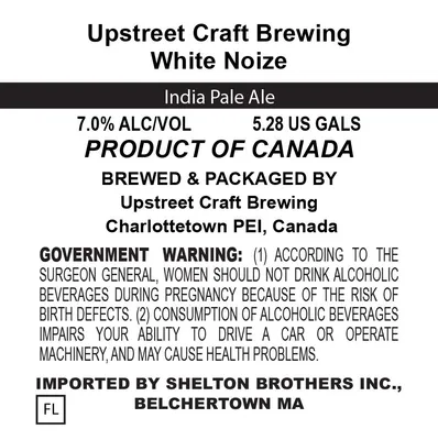 White Noize label