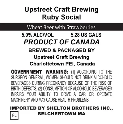 Ruby Social label