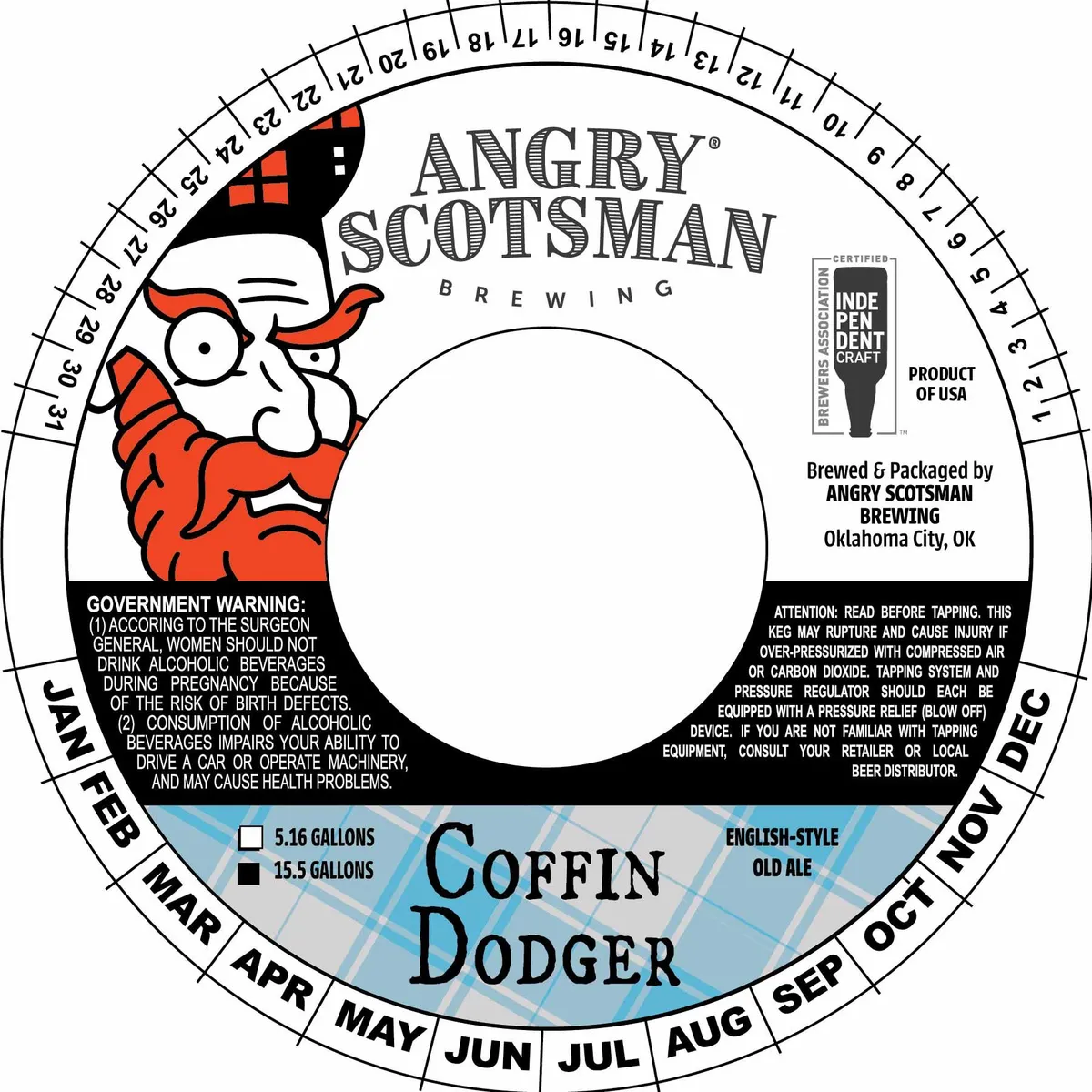 Coffin Dodger — full label as filed with TTB