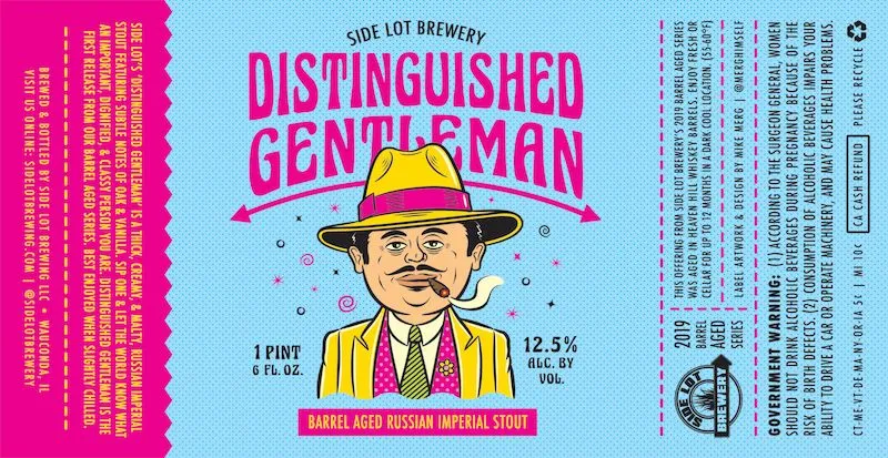 Distinguished Gentleman — full label as filed with TTB