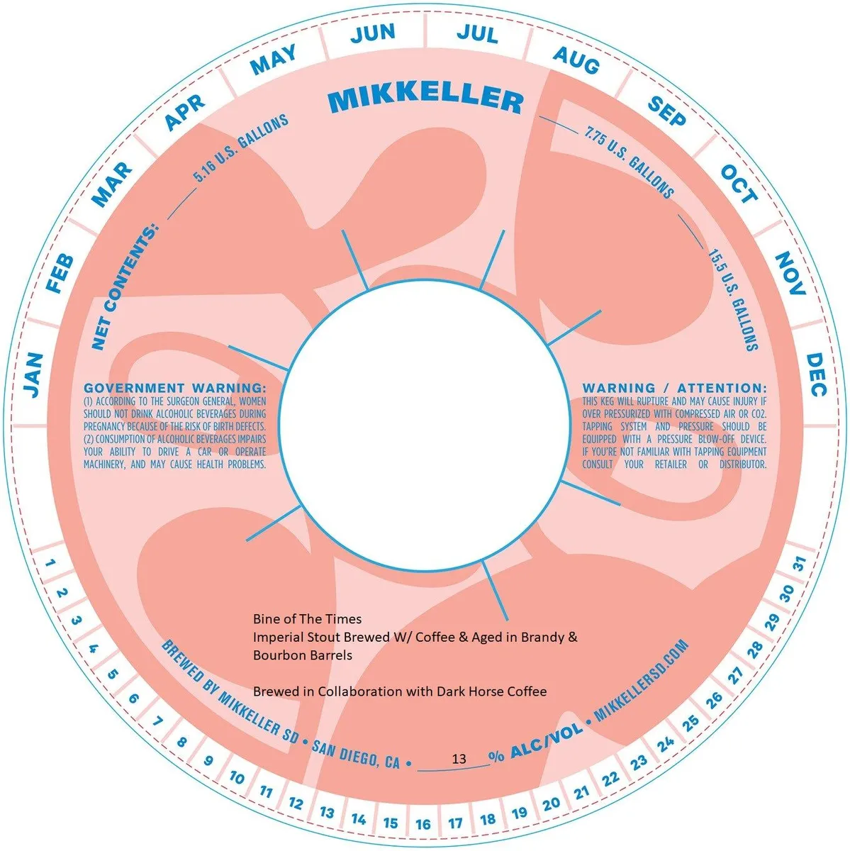 Bine of The Times — full label as filed with TTB