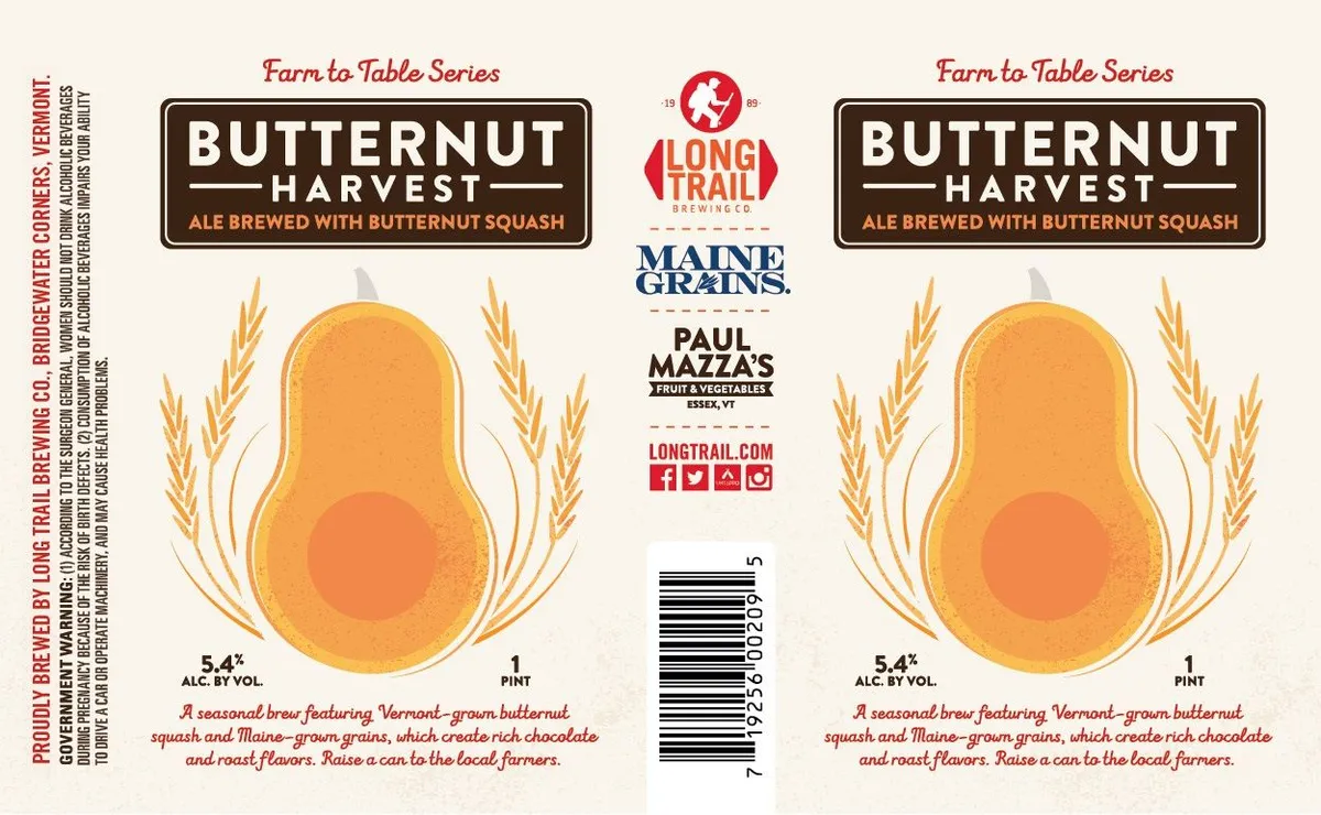 Butternut Harvest — full label as filed with TTB