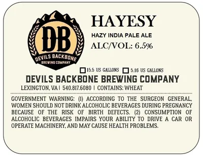 Hayesy label