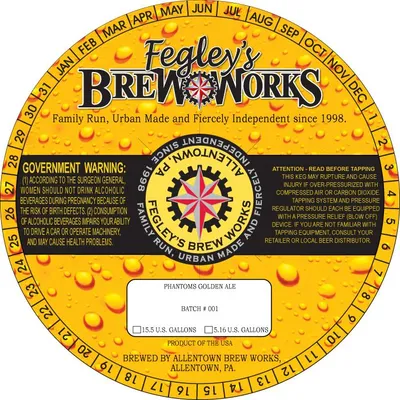 Phantoms Golden Ale label