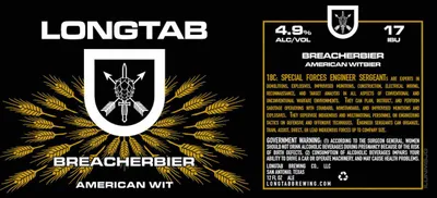 Longtab Breacherbier label