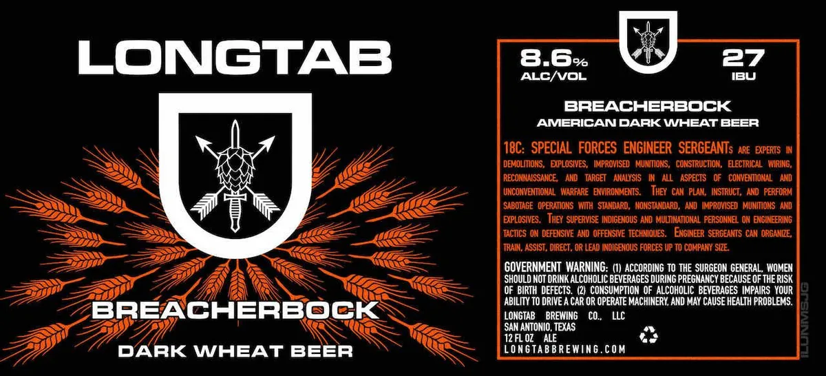 Breacherbock — full label as filed with TTB