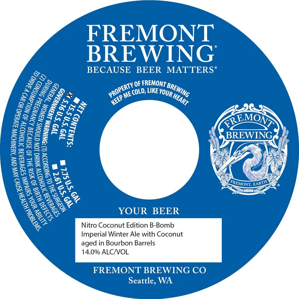 Nitro Coconut Edition B-Bomb label