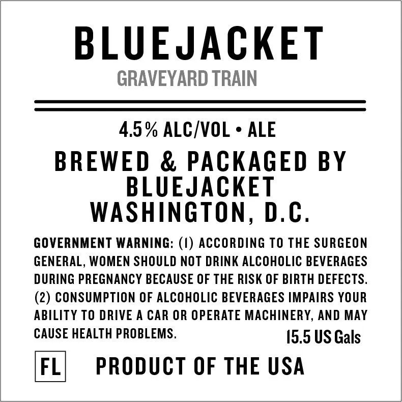 Graveyard Train — full label as filed with TTB