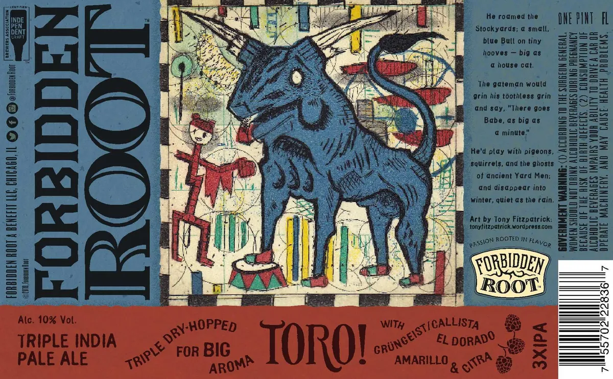 Toro! — full label as filed with TTB