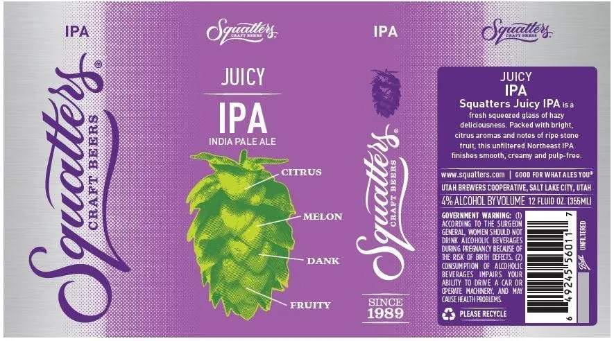 Juicy IPA — full label as filed with TTB