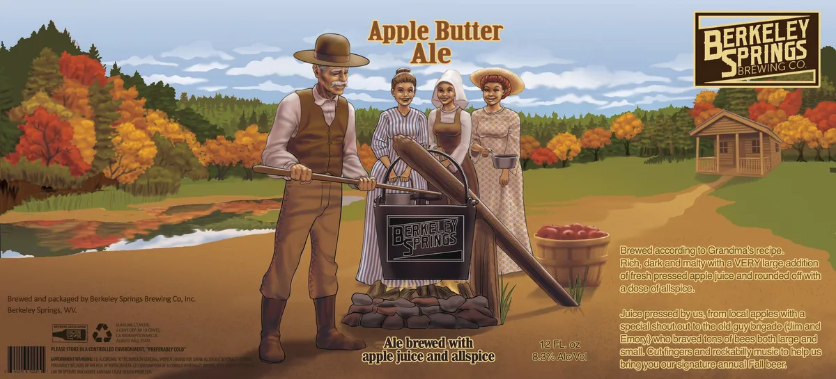 Apple Butter Ale — full label as filed with TTB