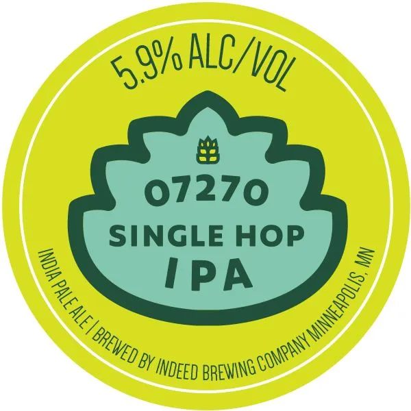 07270 Single Hop IPA label