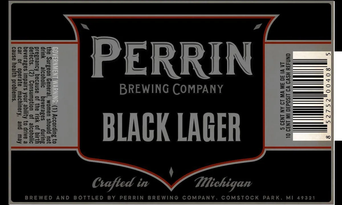 Black Lager — full label as filed with TTB