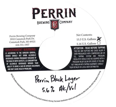 Black Lager label