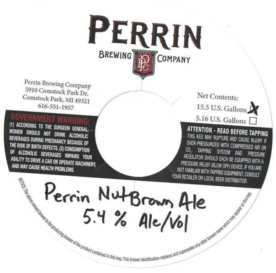 Nut Brown Ale label