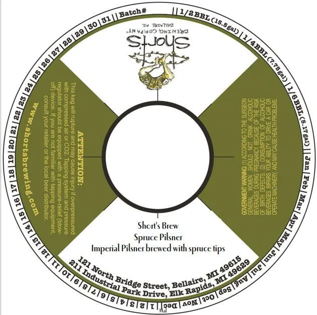 Spruce Pilsner label
