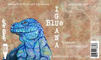 Blue Iguana label