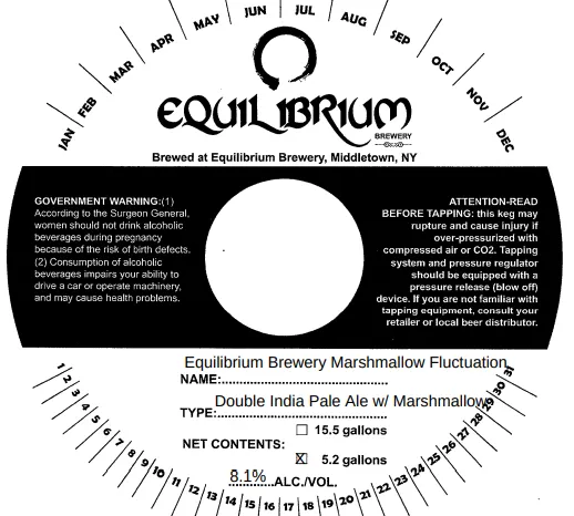 Marshmallow Fluctuation — full label as filed with TTB