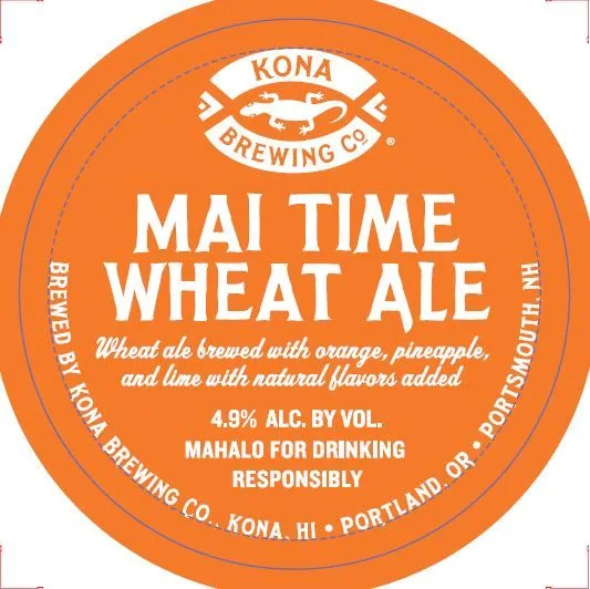 Mai Time Wheat Ale — full label as filed with TTB