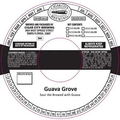 Guava Grove label