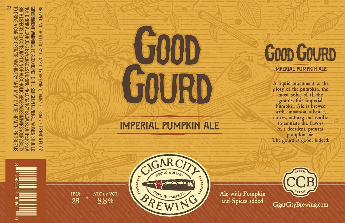 Good Gourd — full label as filed with TTB