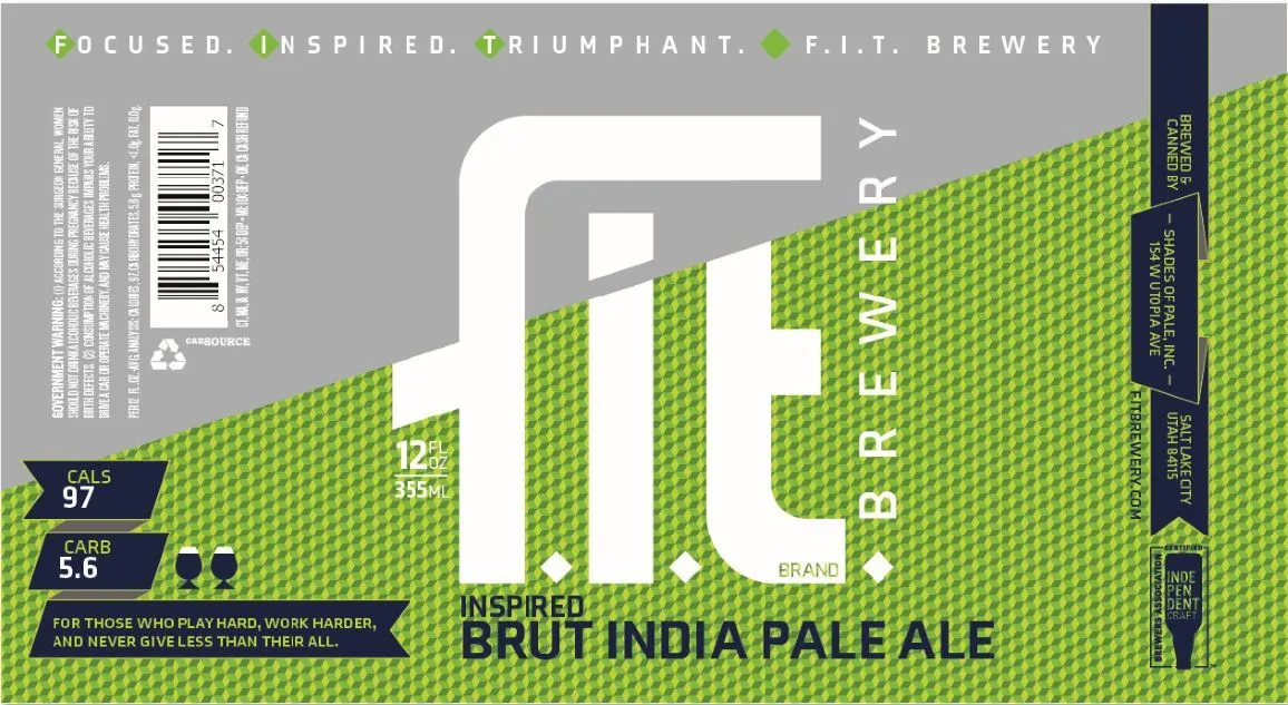 Inspired Brut India Pale Ale — full label as filed with TTB