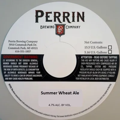 Summer Wheat Ale label