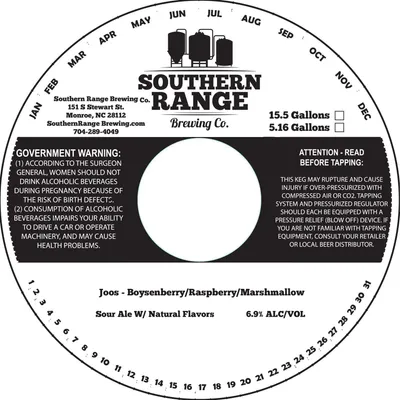 Joos - Boysenberry/Raspberry/Marshmallow label