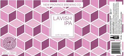 Lavish IPA label