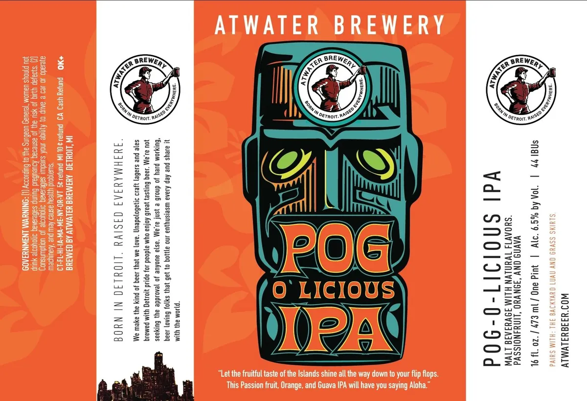 Pog-O-Licious IPA — full label as filed with TTB