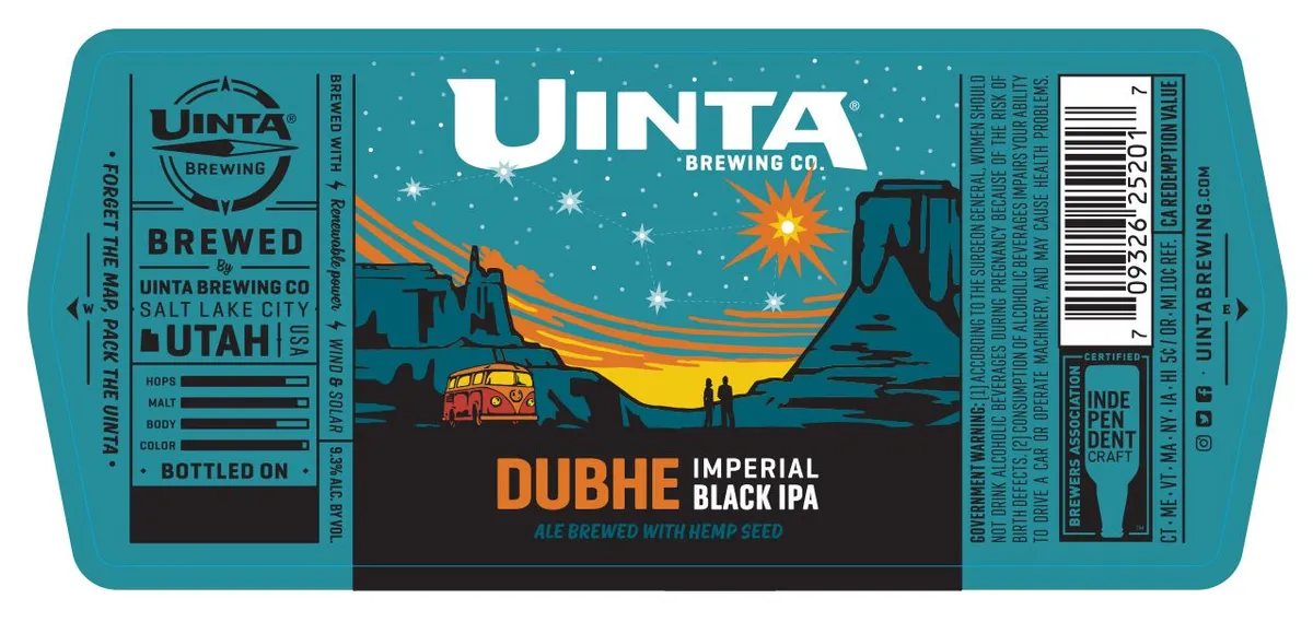 Dubhe label art — UINTA BREWING CO