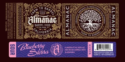 Blueberry Sierra label