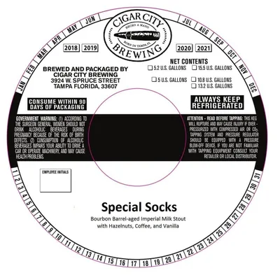 Special Socks label