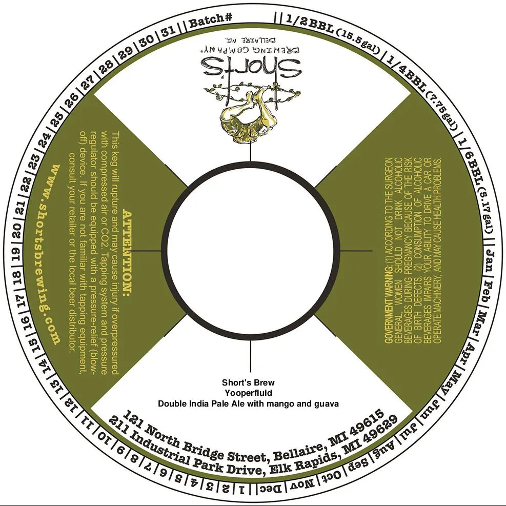 Yooperfluid — full label as filed with TTB