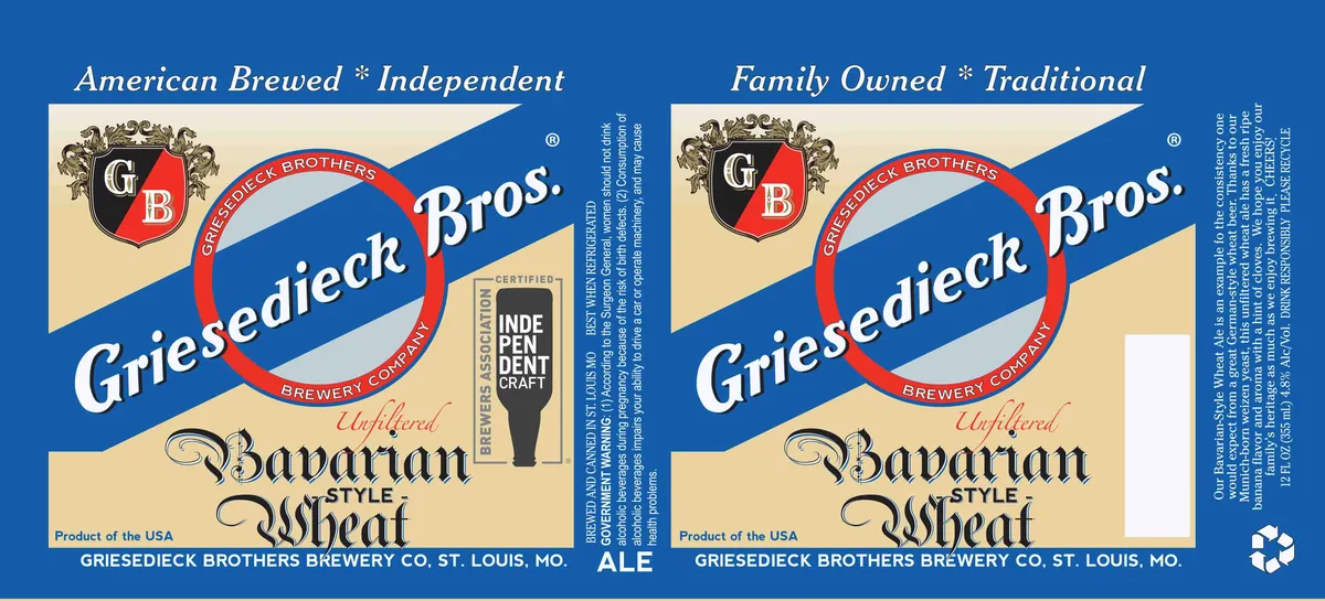 Bavarian-Style Wheat — full label as filed with TTB