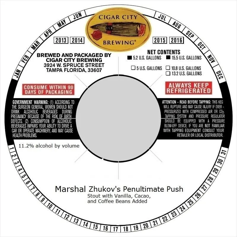 Marshal Zhukov's Penultimate Push label