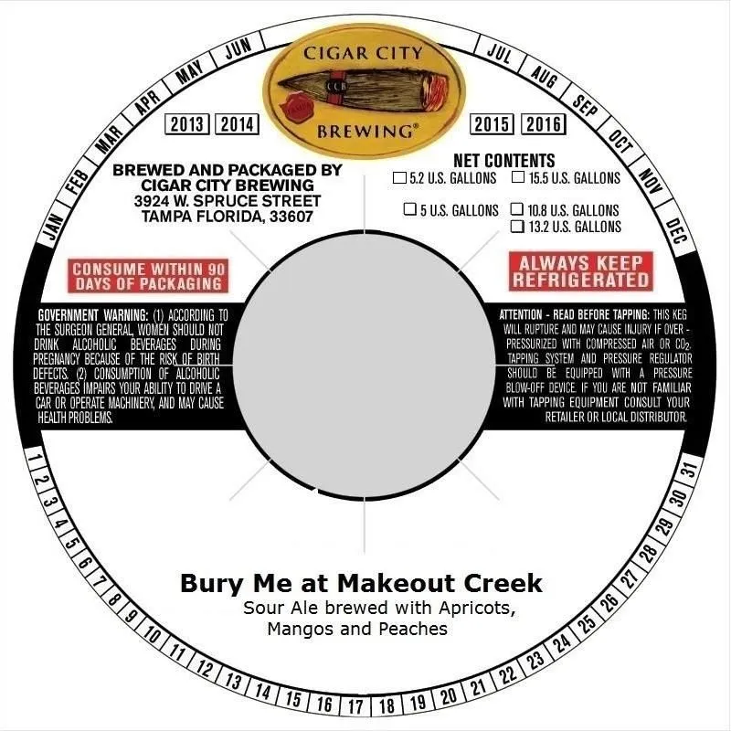 Bury Me at Makeout Creek label