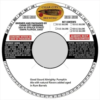 Good Gourd Almighty label