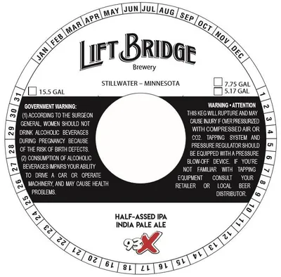 Half-Assed IPA label