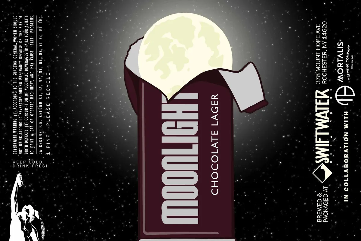 Moonlight Chocolate Lager — full label as filed with TTB