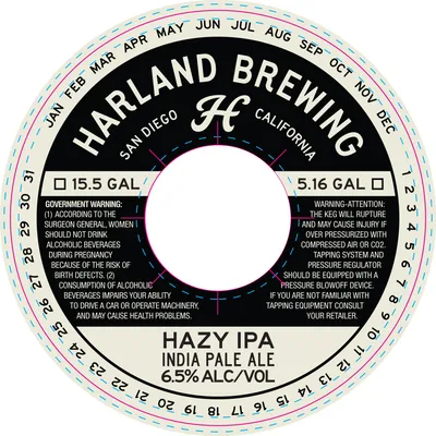 Hazy IPA label