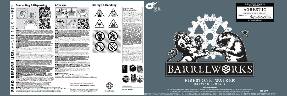 Agrestic — full label as filed with TTB