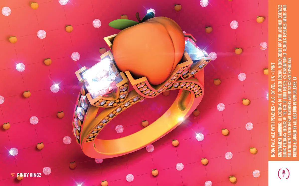 Pinky Ringz label art — ALL RELATION