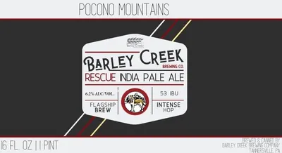 Rescue India Pale Ale label