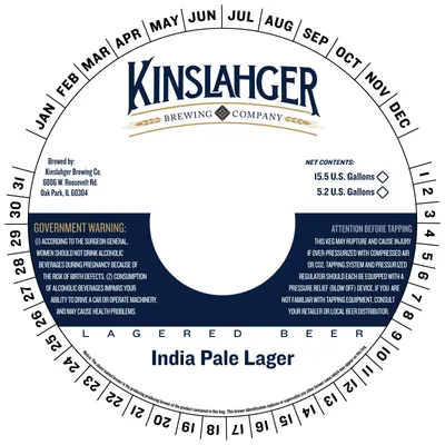India Pale Lager label
