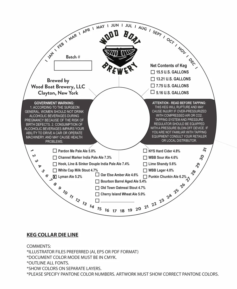 Lyman Ale — full label as filed with TTB