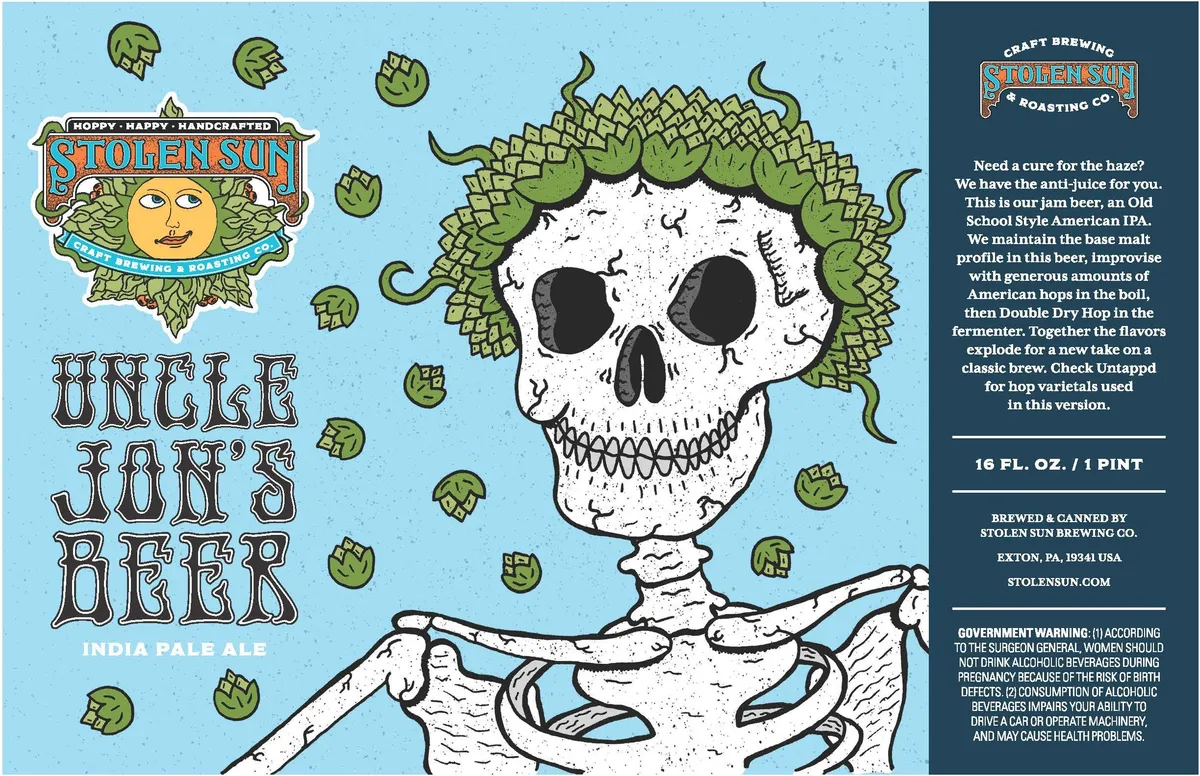 Uncle Jon's Beer — full label as filed with TTB