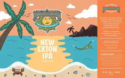 New Exton IPA label