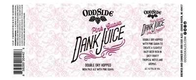 Pink Guava Dank Juice label